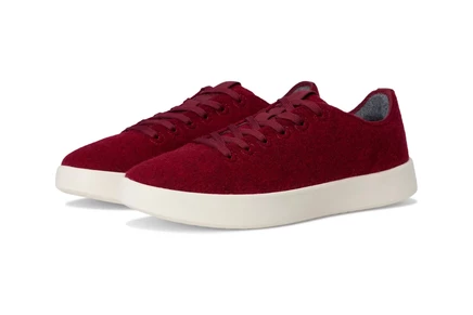 Женские кроссовки Allbirds Wool Cruiser, бордовый с белым