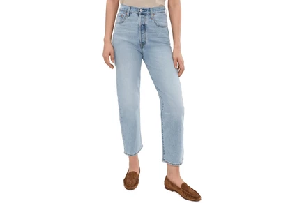 Джинсы Levis Premium Ribcage Straight Ankle Lightweight