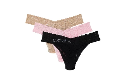 Женские трусы-стринги Hanky Panky Original Rise, набор из 3 шт.
