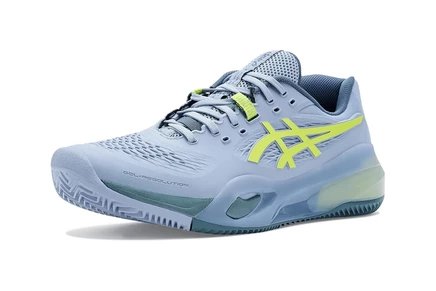 ASICS GEL-Resolution X Clay grey blue/pistachio