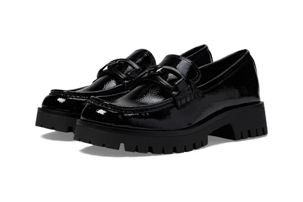 Женские лоферы Nine West Gables 3 лаковые, черные