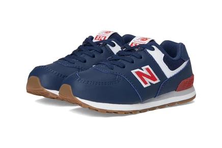 Кроссовки для младенцев New Balance 574, темно-синие/красные