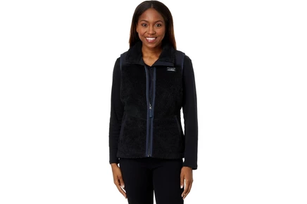 Женский жилет L.L. Bean Beans Sherpa, черный