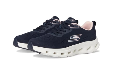 Женские кроссовки Skechers Go Walk Glide 2.0, сине-розовые
