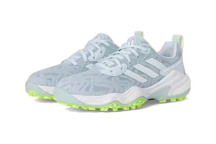 Женские кроссовки Adidas Golf Codechaos 25, голубые/белые/лимонные