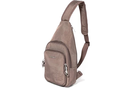 Женская сумка через плечо Baggallini Securtex Anti-Theft Daytripper Sling