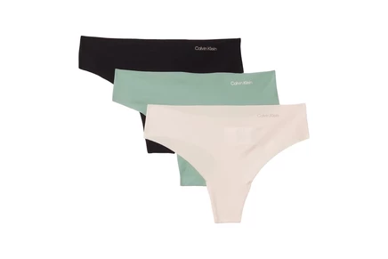 Женские стринги Calvin Klein Invisibles, 3 шт., ассорти