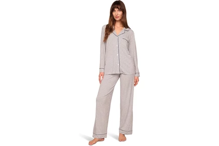 Пижама Eberjey Gisele Printed - The Long PJ Set