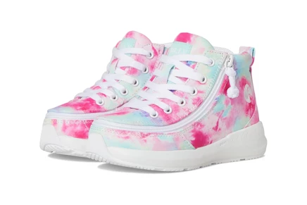 Унисекс кеды billy footwear billy goat classic high, розово-акварельные