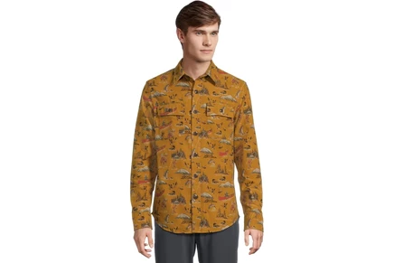 Мужская рубашка L.L.Bean Signature 1933 Chamois Cloth Shirt Long-sleeve Pattern Regular