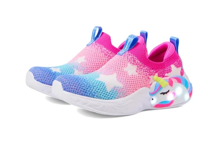 Детские кроссовки Skechers Lighted Unicorn Dreams, розовые