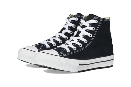 Детские кеды Converse Kids Chuck Taylor All Star Eva Lift Platform, черно-белые