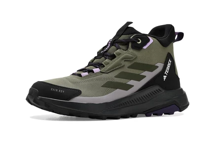 Женские треккинговые Adidas Anylander Mid, оливково-черные