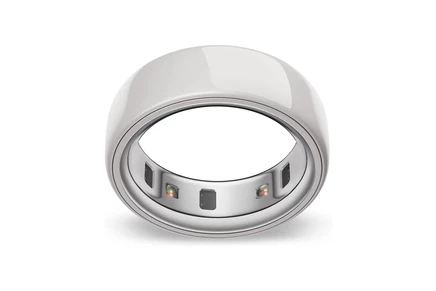 Унисекс смарт-кольцо OURA Ring 4, керамическое, облачного цвета