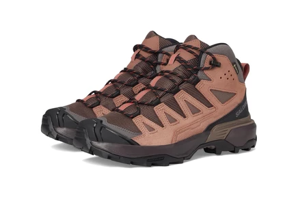 Женские кроссовки Salomon X Ultra LTR Mid GTX peppercorn/cognac/hot coral