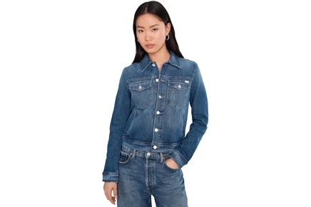 AG Jeans Robyn Fitted Denim Jacket