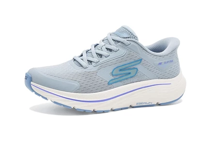 Женские кроссовки Skechers Go Run 3 без шнуровки, серые