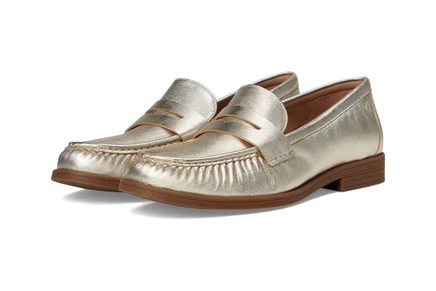 Женские лоферы Cole Haan Stassi Soft Driving Style, золотистые
