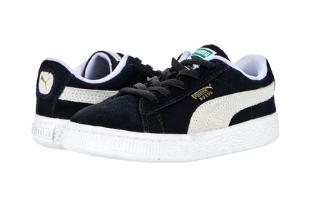 PUMA Kids Puma Kids Suede Classic XXI Alternate Closure Sneaker (Toddler) puma black/puma white