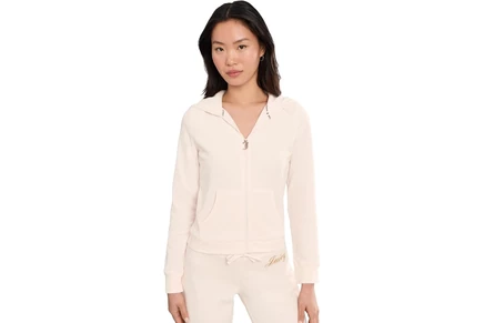 Женский свитшот Juicy Couture Heritage Track Jacket With Contrast Rib
