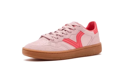 Женские кеды Victoria Smash Suede, розовые замшевые