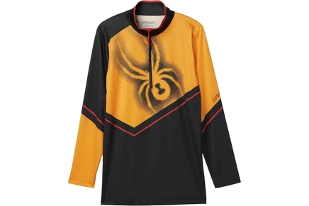 Толстовка для детей Spyder Kids Ryder 1/2 Zip, оранжевая