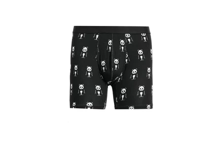 Мужские боксеры MeUndies Boxer Brief модал, черно-белые