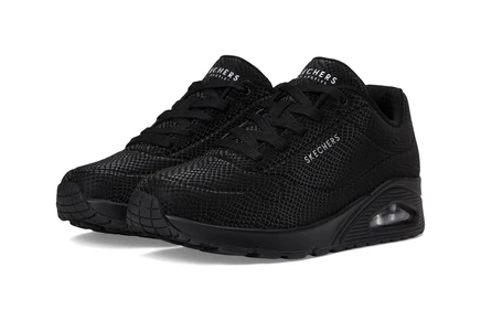 Женские кроссовки Skechers Uno Shiny Scale, черные