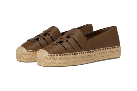 Tory Burch Ines Multi Strap Platform Espadrille wild mushroom