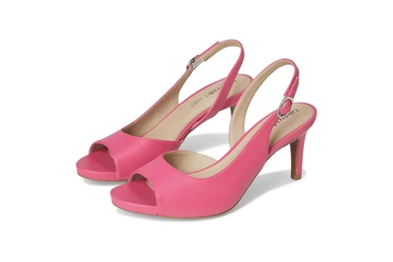 LifeStride Teller 2 Slingback Peep Toe Pumps french pink