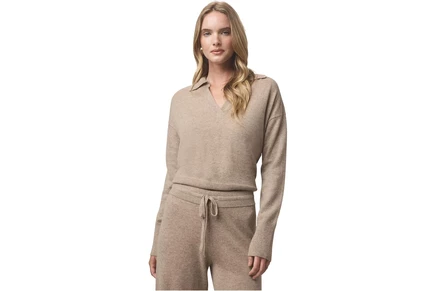 Свитер Splendid Tori Cashmere Polo Sweater