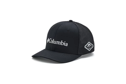 Унисекс сетчатая бейсболка Columbia, черно-белая