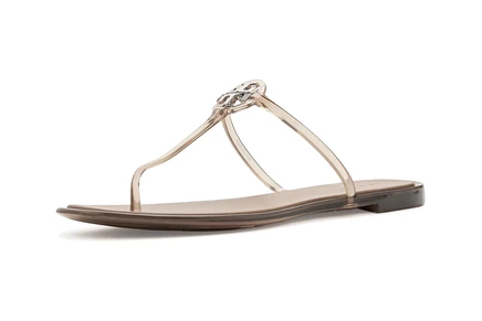 Tory Burch Mini Miller Jelly transparent almond flour