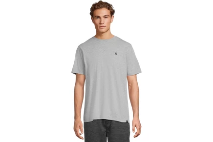 Мужская рубашка Hurley Icon Short Sleeve Tee dark grey heather