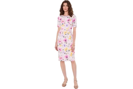 Платье Adrianna Papell Mini Bow Sheath Dress