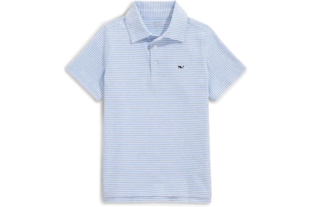 Детское поло Vineyard Vines Kids Bradley Stripe, яхтный