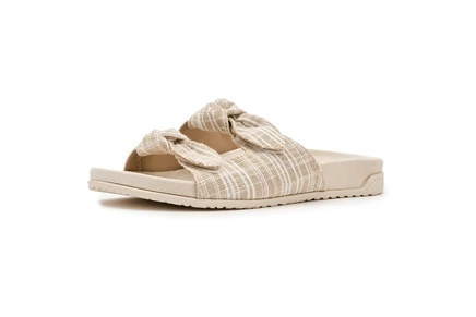 cream stripe canvas