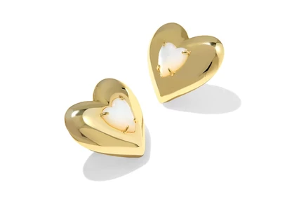 Серьги Kendra Scott Sasha Heart Stud Earrings