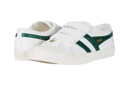 Женские кроссовки Gola Coaster Strap off-white/dark green