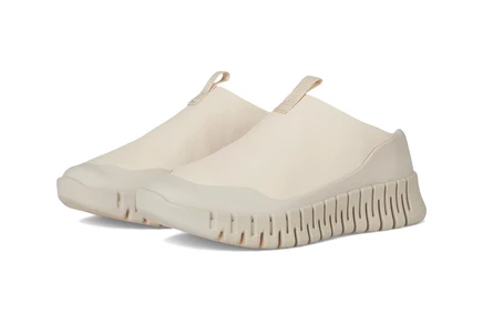 Женские слипоны Ecco Gruuv Slip-On, серо-бежевые