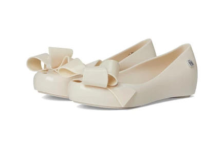 Детские балетки MINI MELISSA Ultragirl Classy, бежевые