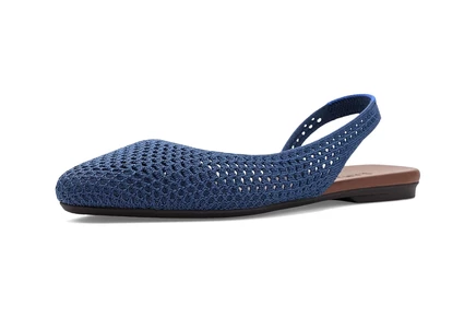 Женские туфли Rothy's The Almond Slingback, темно-бирюзовые