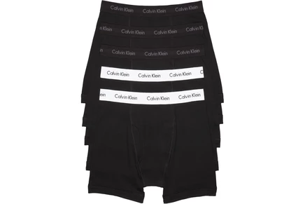 Мужские боксеры Calvin Klein 5 шт., чёрно-белые