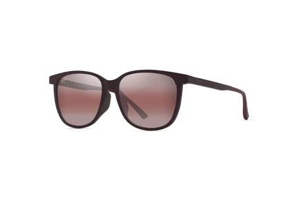 Унисекс солнцезащитные очки Maui Jim Ilikea AF, матовый бордовый/Maui Rose поляризованные