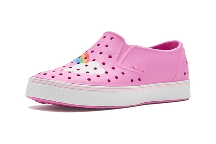 Кроссовки для детей Native Shoes Miles Block, розово‑белые