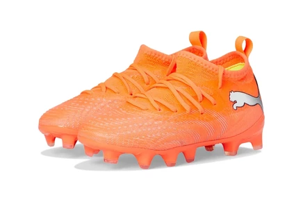 Детские футбольные бутсы PUMA Future 9 Match, красно-белые