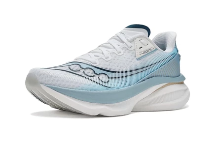 Женские кроссовки Saucony Endorphin Azura, бело-голубые