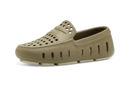 Детские лоферы Floafers Kids Prodigy, оливковые/кокосовые