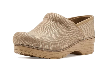 Женские сабо Dansko Professional Leather, золотистые