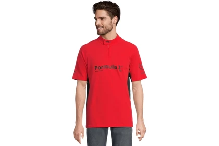 Мужская рубашка PUMA Formula 1 Polo 75 Years pop red